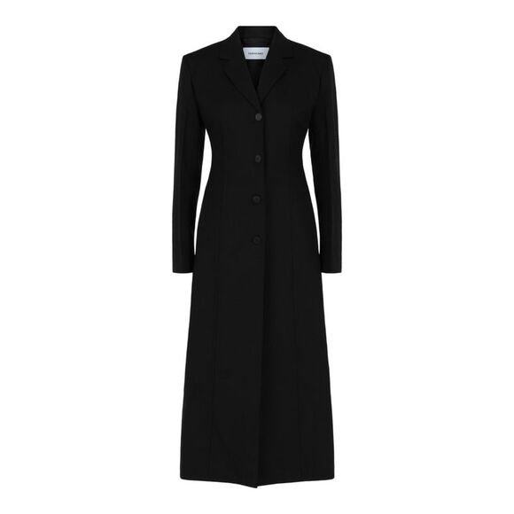 Ferragamo Jackets & Blazers - Ferragamo Tailored Coat Black Womens